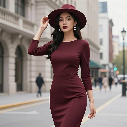 Urban Elegance: Confident Fashion photography