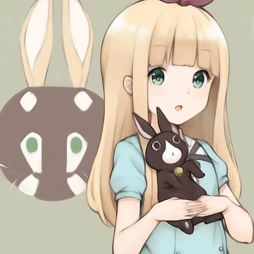 Illustration of Anko (gochiusa), gochuumon wa usagi desu ka? in the style of Koretsuki azuma