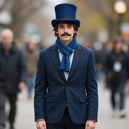 Realistic Male Comedy Costume Portrait