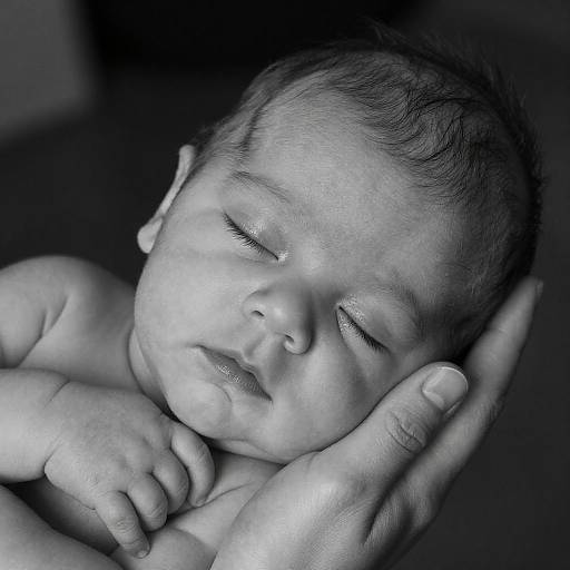 Peaceful Baby in Gentle Embrace
