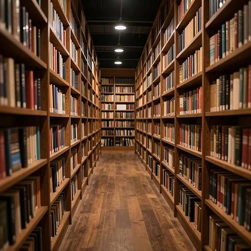 Infinite Corridor of Whispering Books