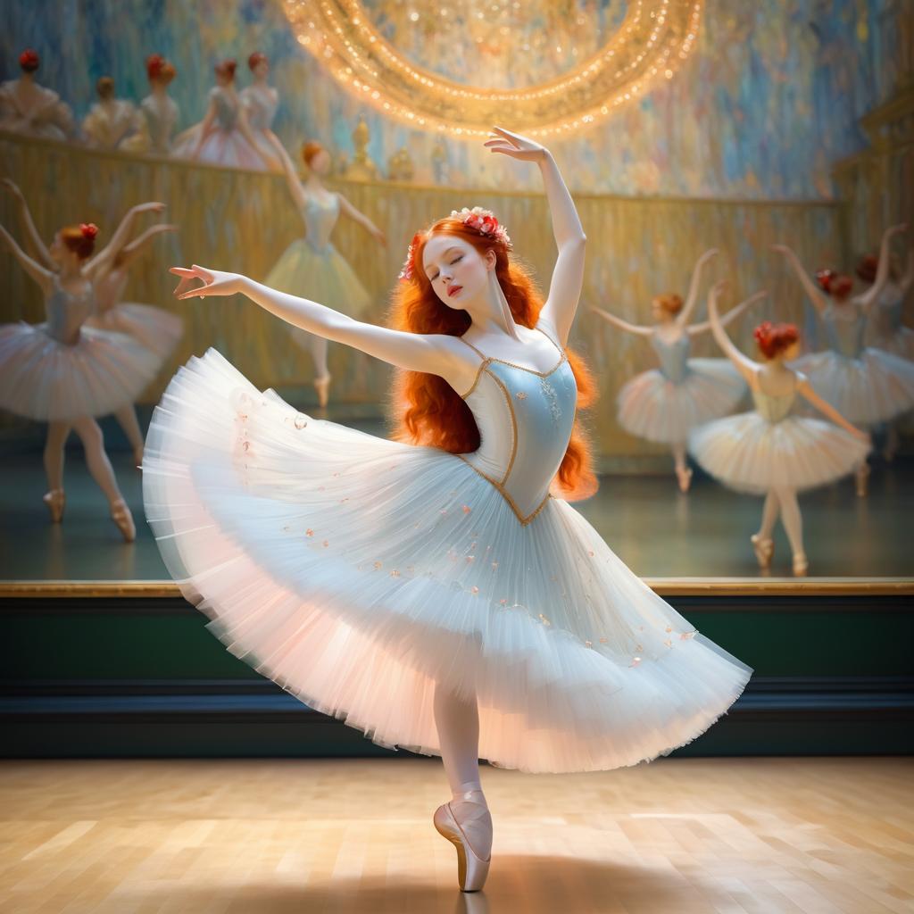 Elegant Ballet Dancer in Artistic Style