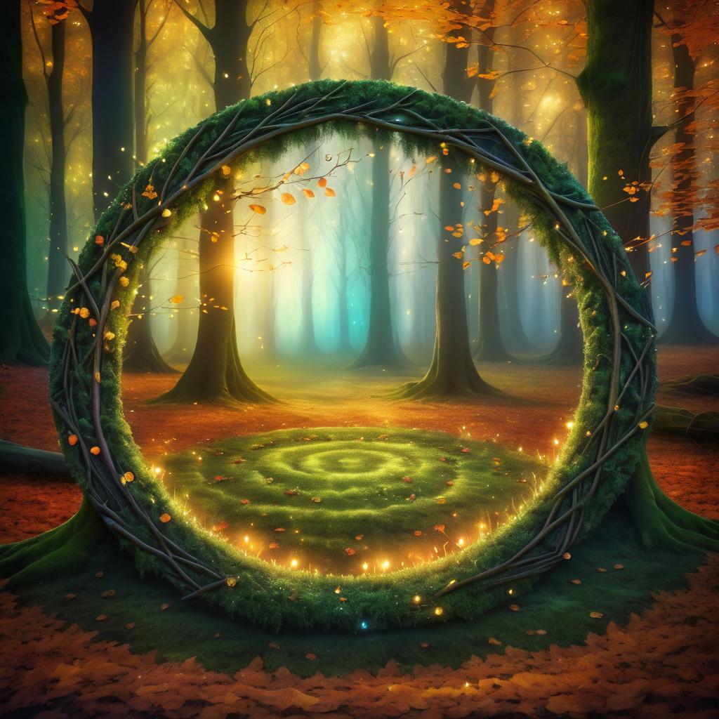 Enchanting Ethereal Fairy Circle Art