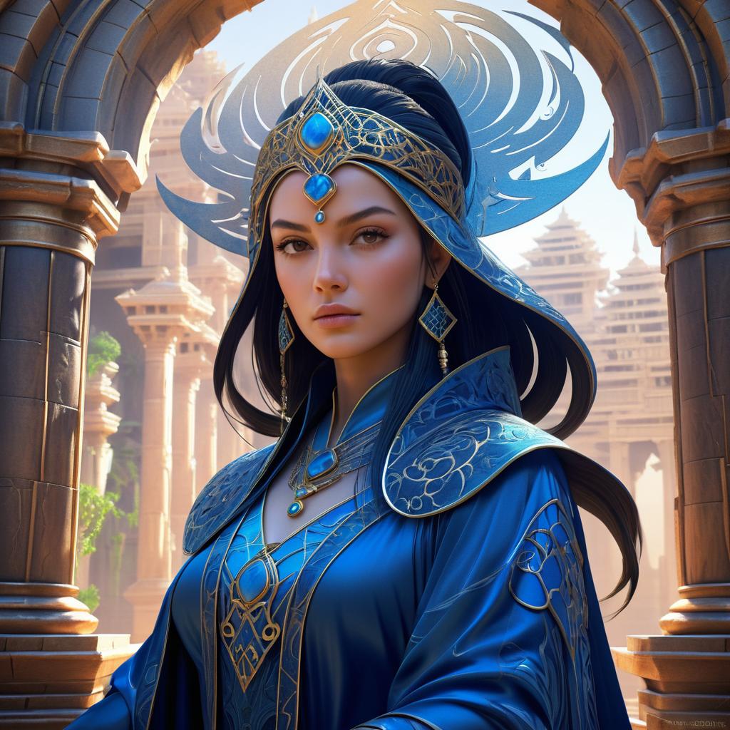 Ancient Sorceress Concept Art Masterpiece