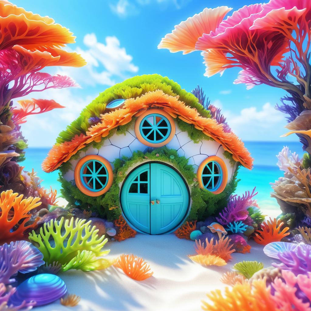 Cute Fae Home in an Ocean Shell