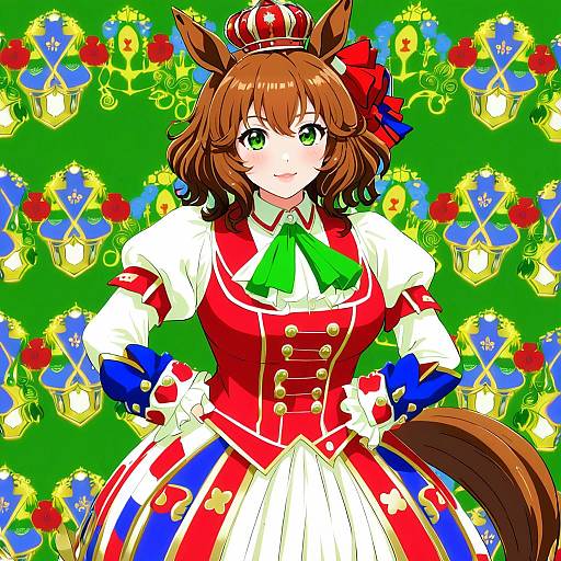 Illustration of Aston machan (umamusume), umamusume in the style of Tatekawa mako