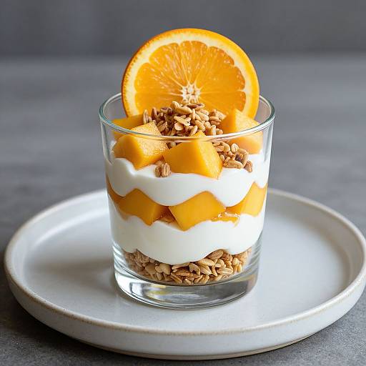 Layered Mango Yogurt Tartine Parfait