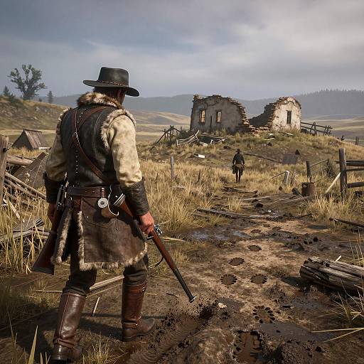 Bounty Hunter in Red Dead Redemption Style