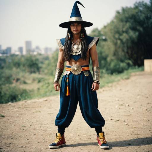 Man in Anck Namun Inspired Costume Outdoors