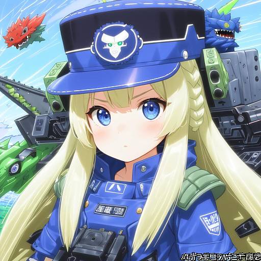 Illustration of Gunner (sekaiju), sekaiju no meikyuu in the style of Mvv