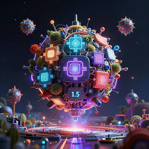 Vibrant Digital Universe of StableDiffusion