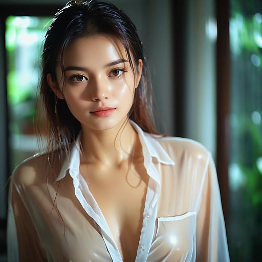 Elegant Portrait of a Young Woman
