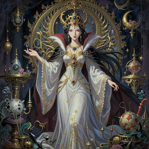 Surrealistic Ancient Vampire Princess