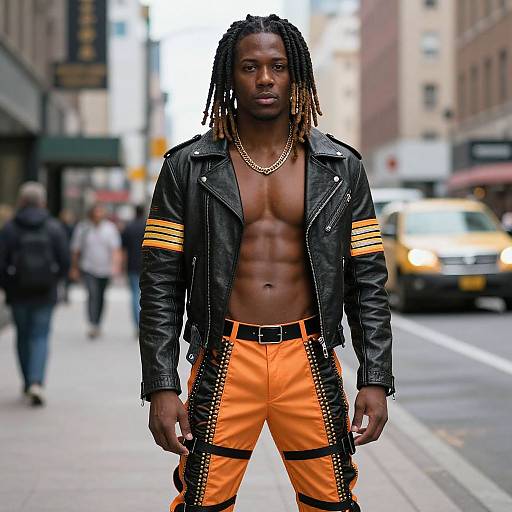 Rave Costume with Dreadlocks