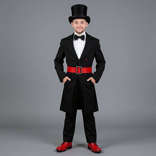 Stylish Ringmaster Male Portrait