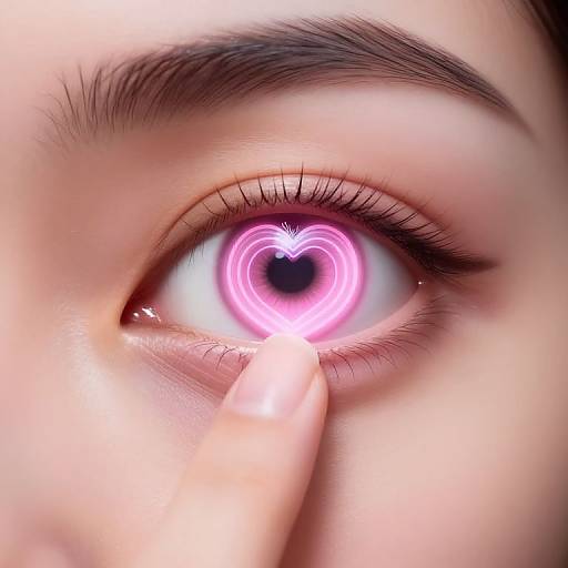 Goddess Inserting Pink Smart Lens