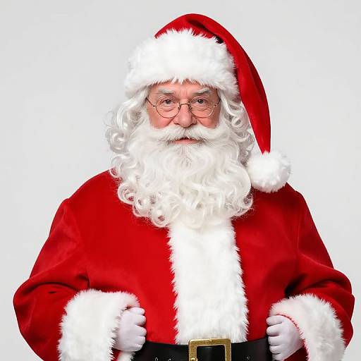 Classic Male Santa Claus Illustration