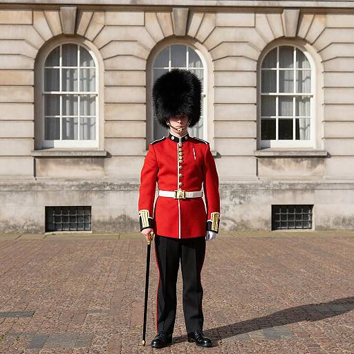 British Soldier in Red Uniform