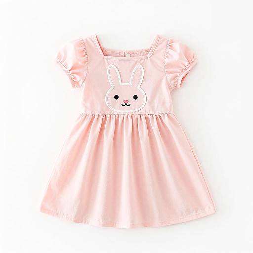 Cute Pink Toddler Bunny Dress