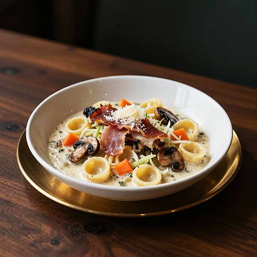 Moody Orecchiette with Prosciutto-Wrapped Quail
