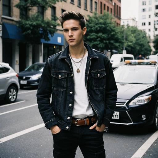 Stylish Urban Male in Outdoor Setting