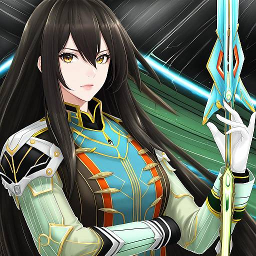 Illustration of Morag ladair (xenoblade), xenoblade chronicles (series) in the style of Kokuchuutei