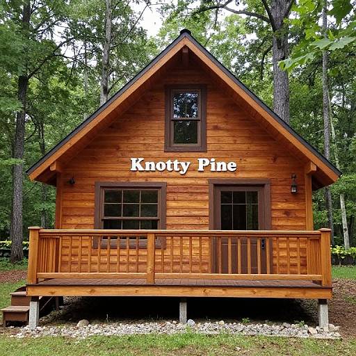 Photograph of a rustic wooden 