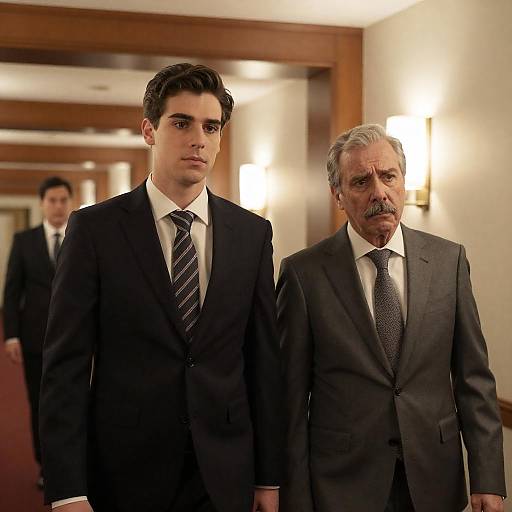 Confrontation in a Hotel Hallway