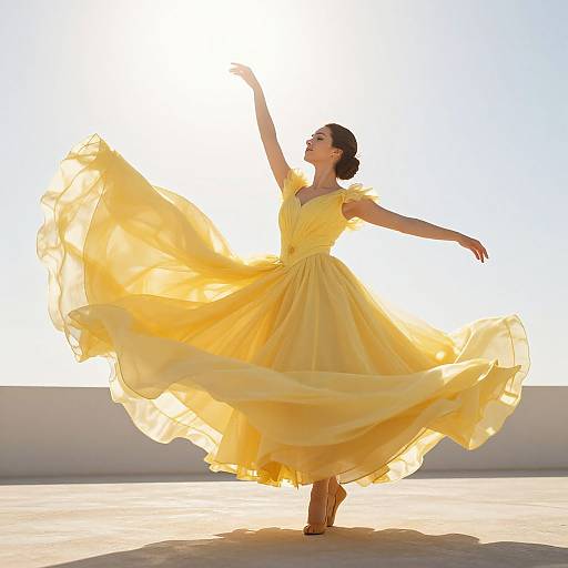 Radiant Elegance in Sunlit Fantasy