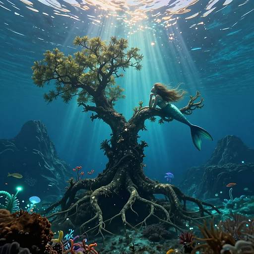 Dreamlike Underwater Surreal Realm