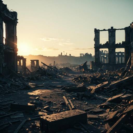Detailed Post-Apocalyptic Sunrise Rendering