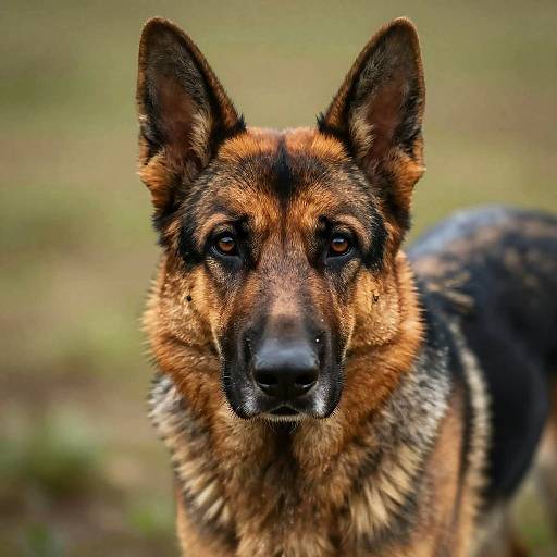 Ultra-Realistic German Shepherd Portrait