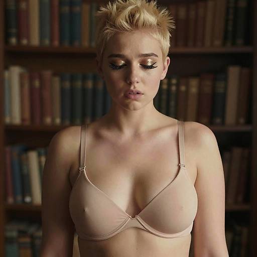 Cinematic Portrait of an Afraid Girl