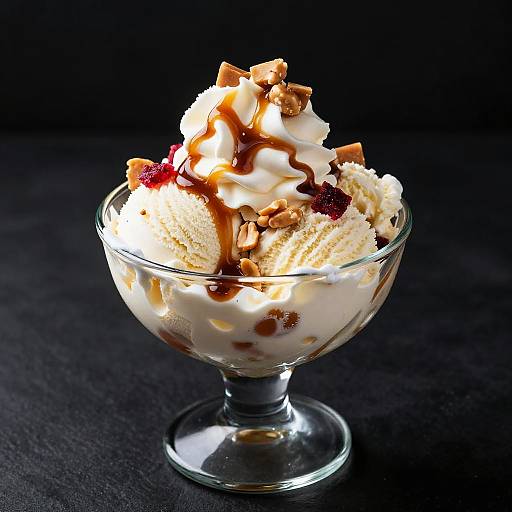 Creamy Caramel Ice Cream Dessert