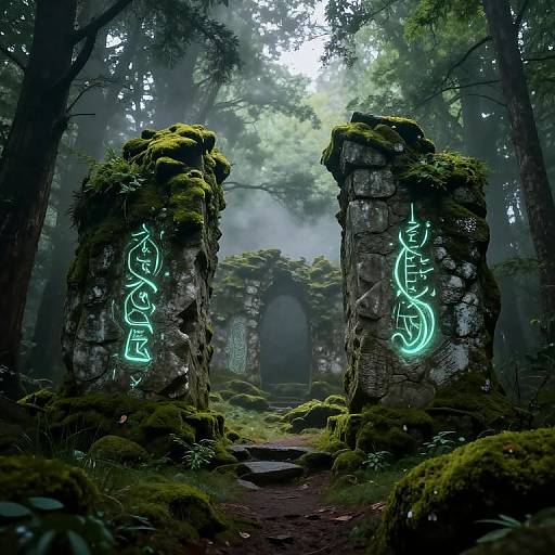 Enchanted Forest Castle Ruins