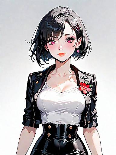 Edgy Chic Fashion Photography of a Woman