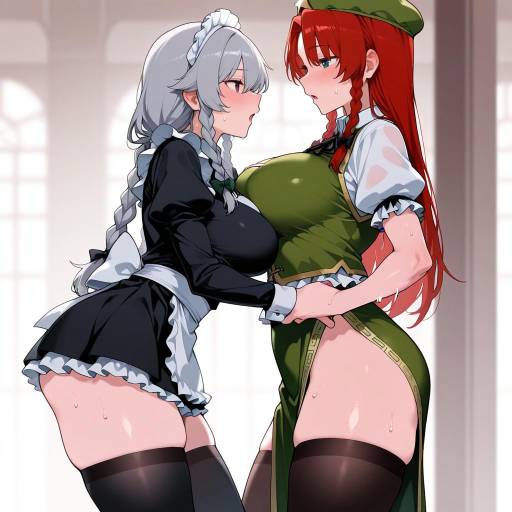 SFW Artwork of Two Stylish Girls