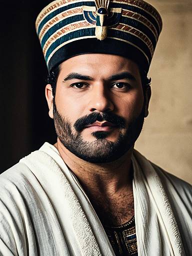 Realistic Plus-Size Ancient Egyptian Man