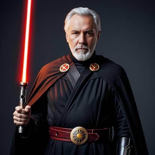 Count Dooku Cosplay with Lightsaber