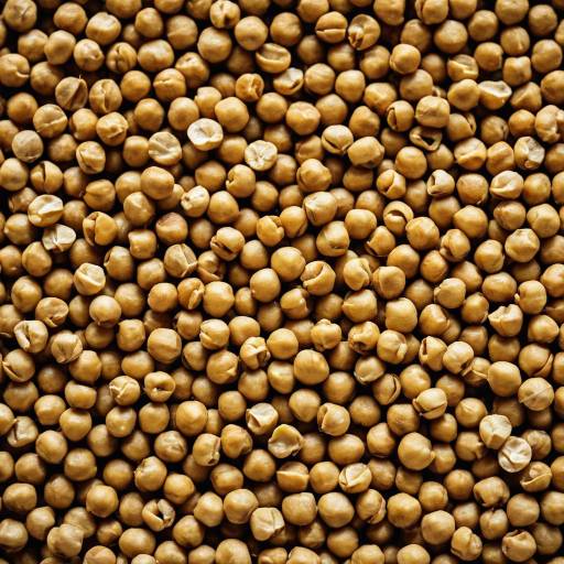 Close-up of Dried Chickpeas