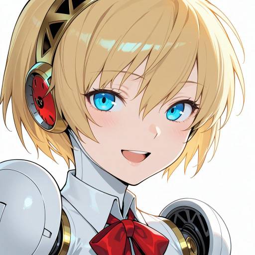 Aigis from Persona: Android Character Portrait