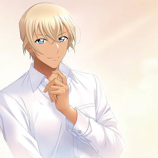 Illustration of Amuro tooru, meitantei conan in the style of Komori kei