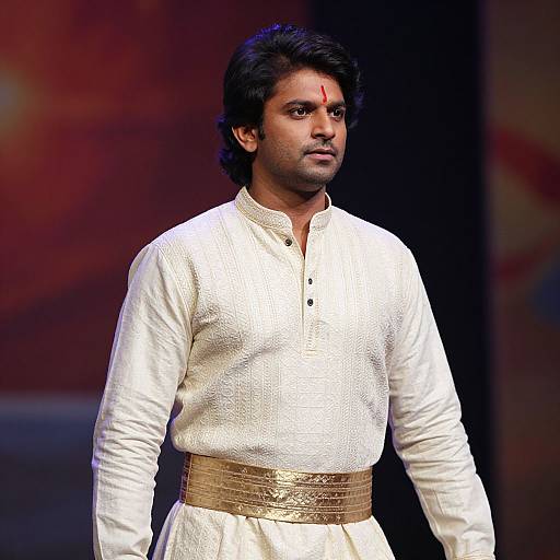 Radha Krishna Costume Close-Up