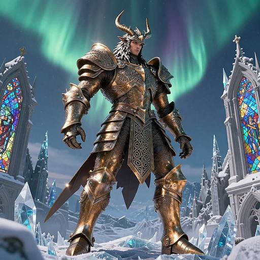 Noble Gryphon Warrior in Bronze Armor