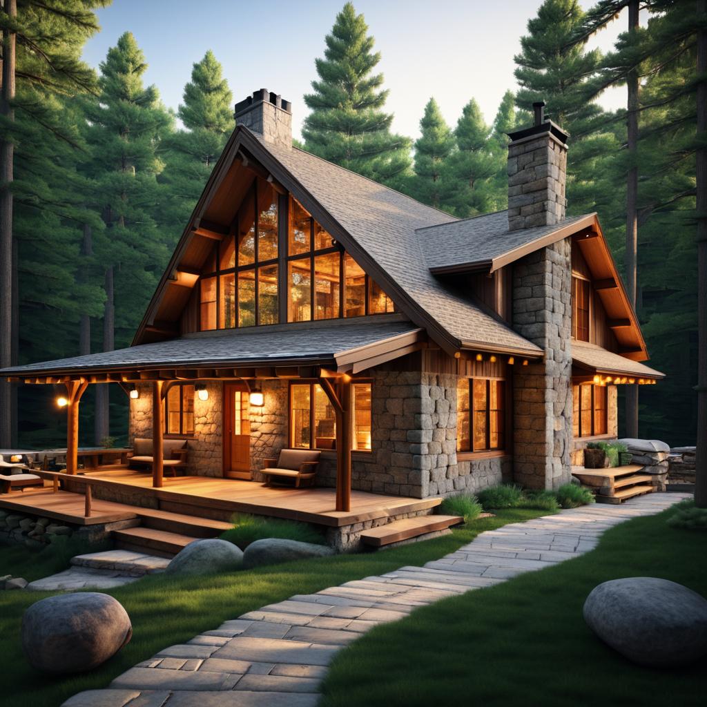 Cozy Rustic Cabin in Cinematic Detail