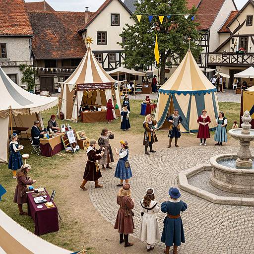 1678 Renaissance Festival Town Square