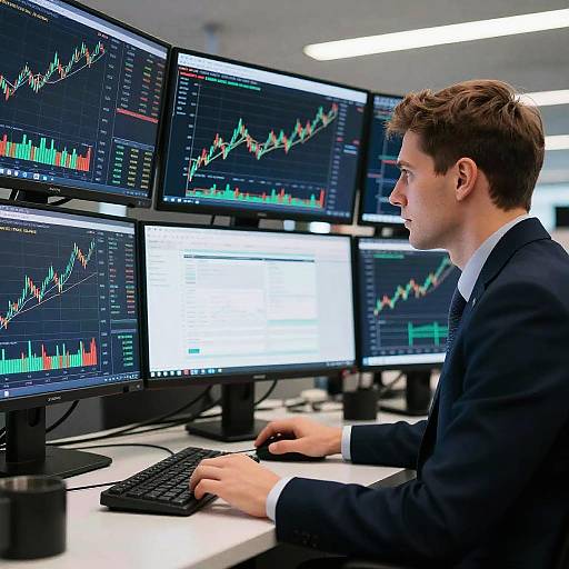 Professional Investor Analyzing Bayer Stock