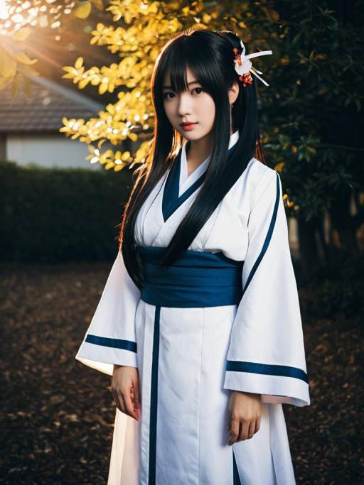 Realistic Utahime Iori Cosplay Portrait