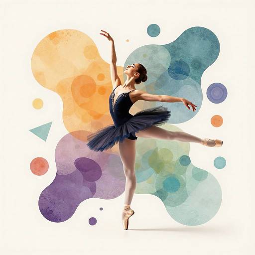 Vibrant Ballet Body Art Cover