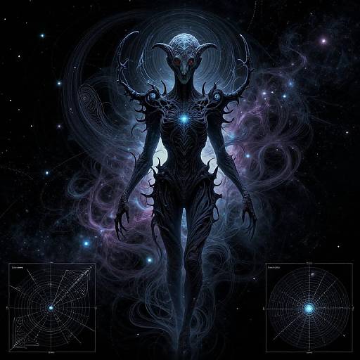 Psychedelic Cosmic Azathoth Art